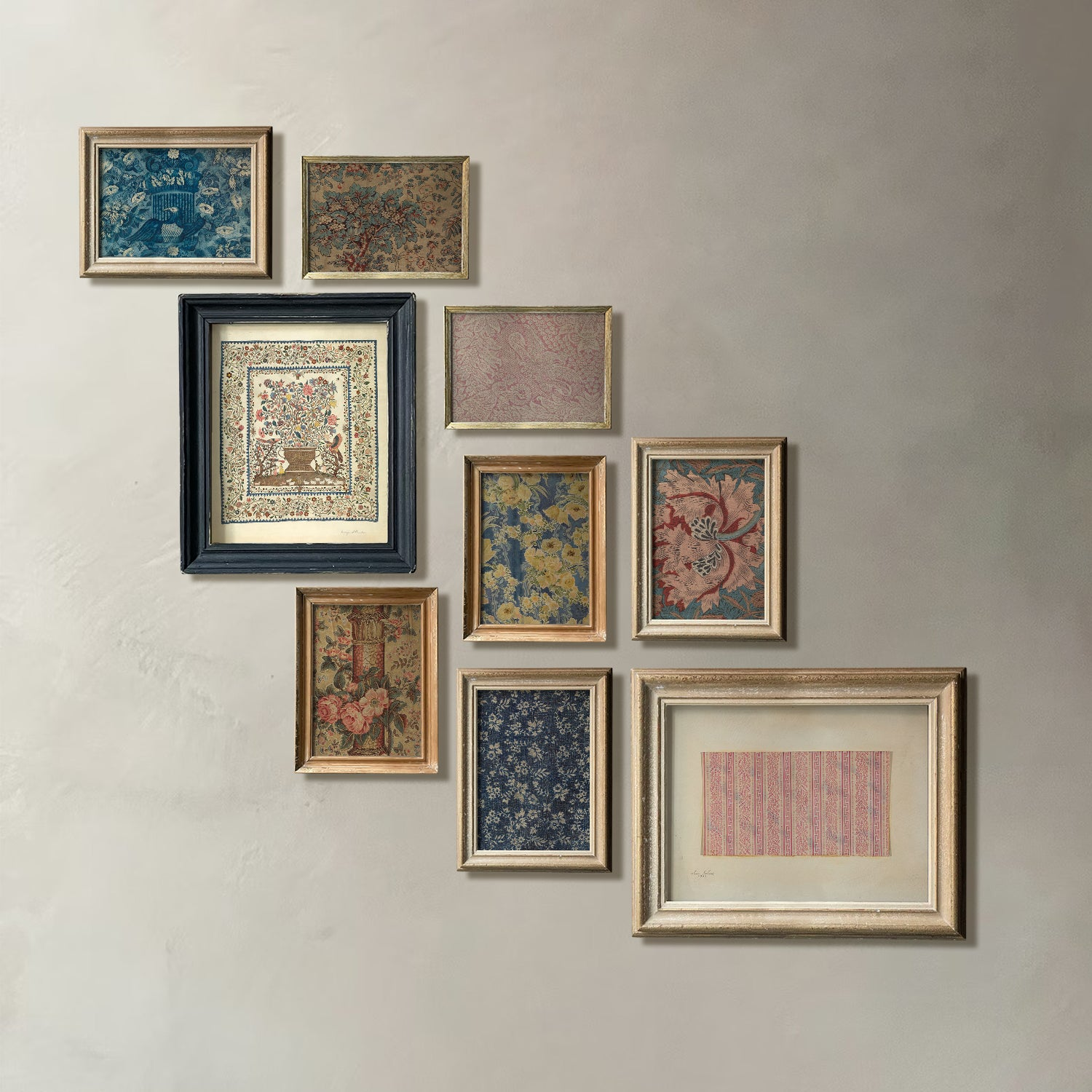 Vintage American Textiles Gallery Wall