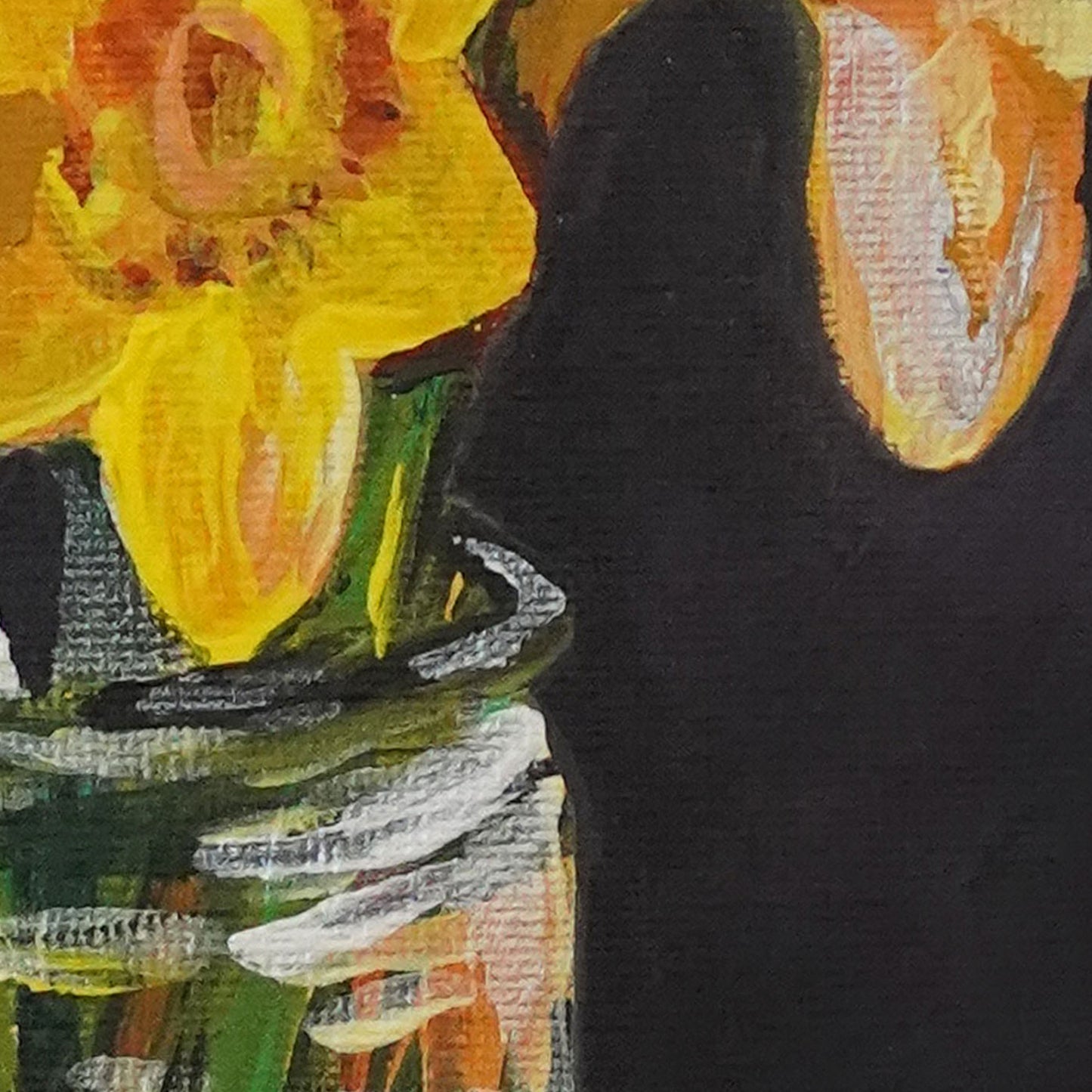 Yellow Flowers Painting Print I