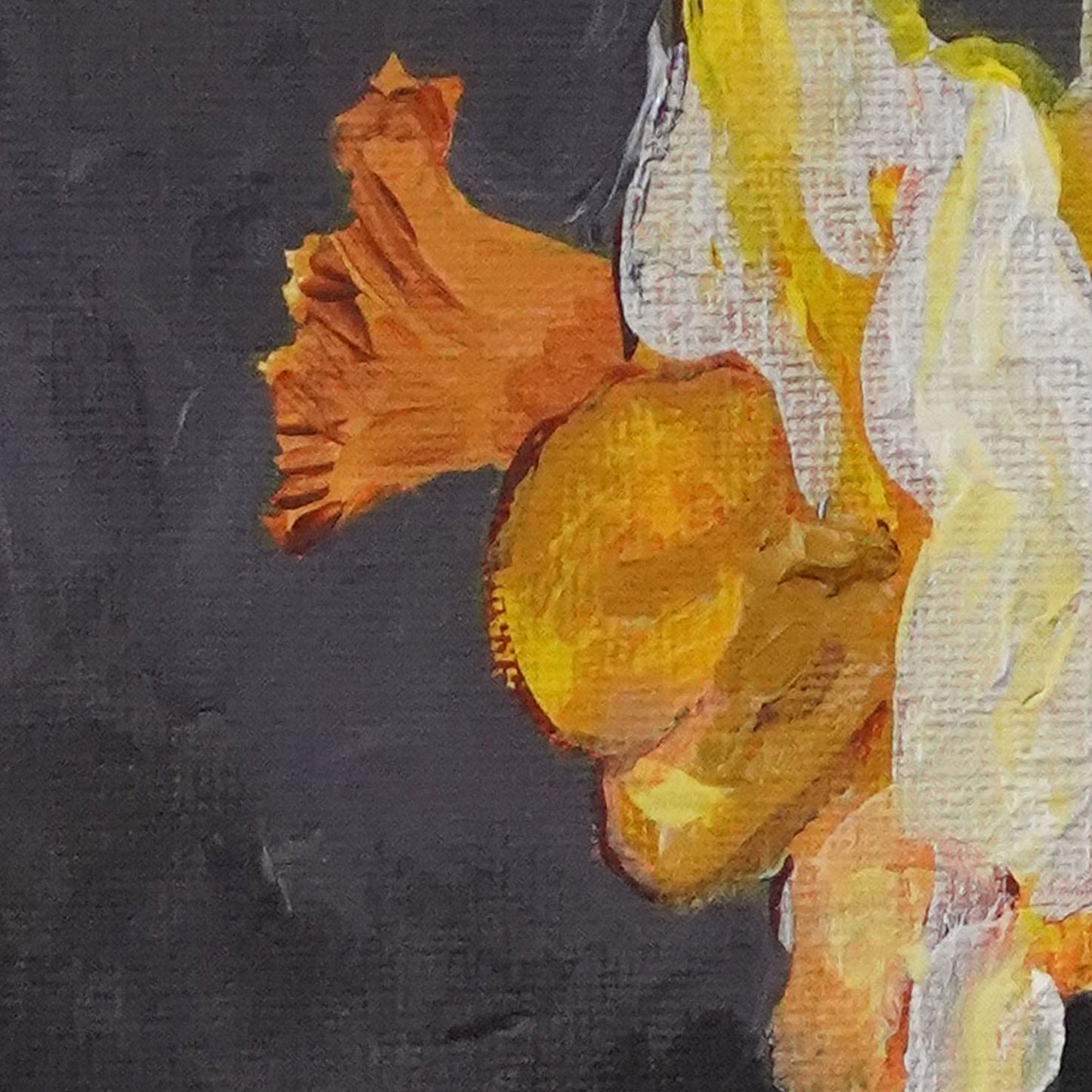 Yellow Flowers Painting Print I