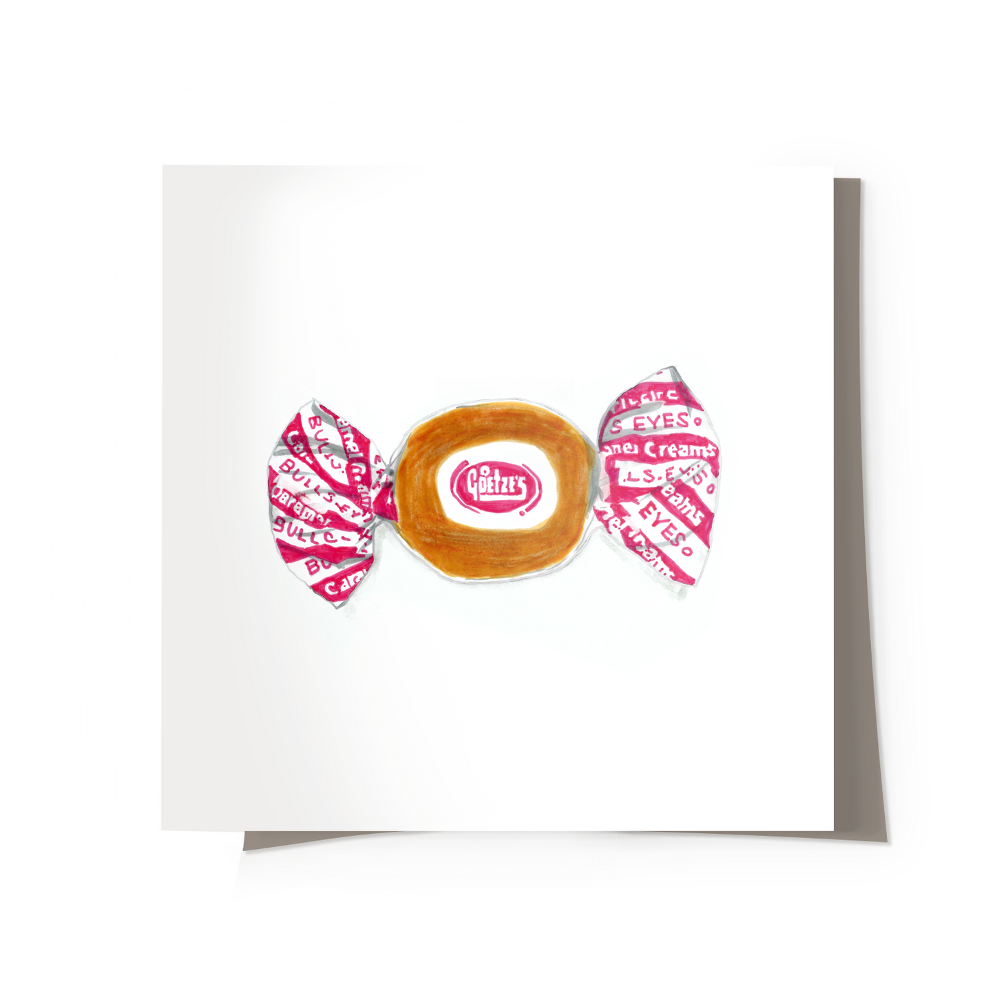 Caramel Chew Print