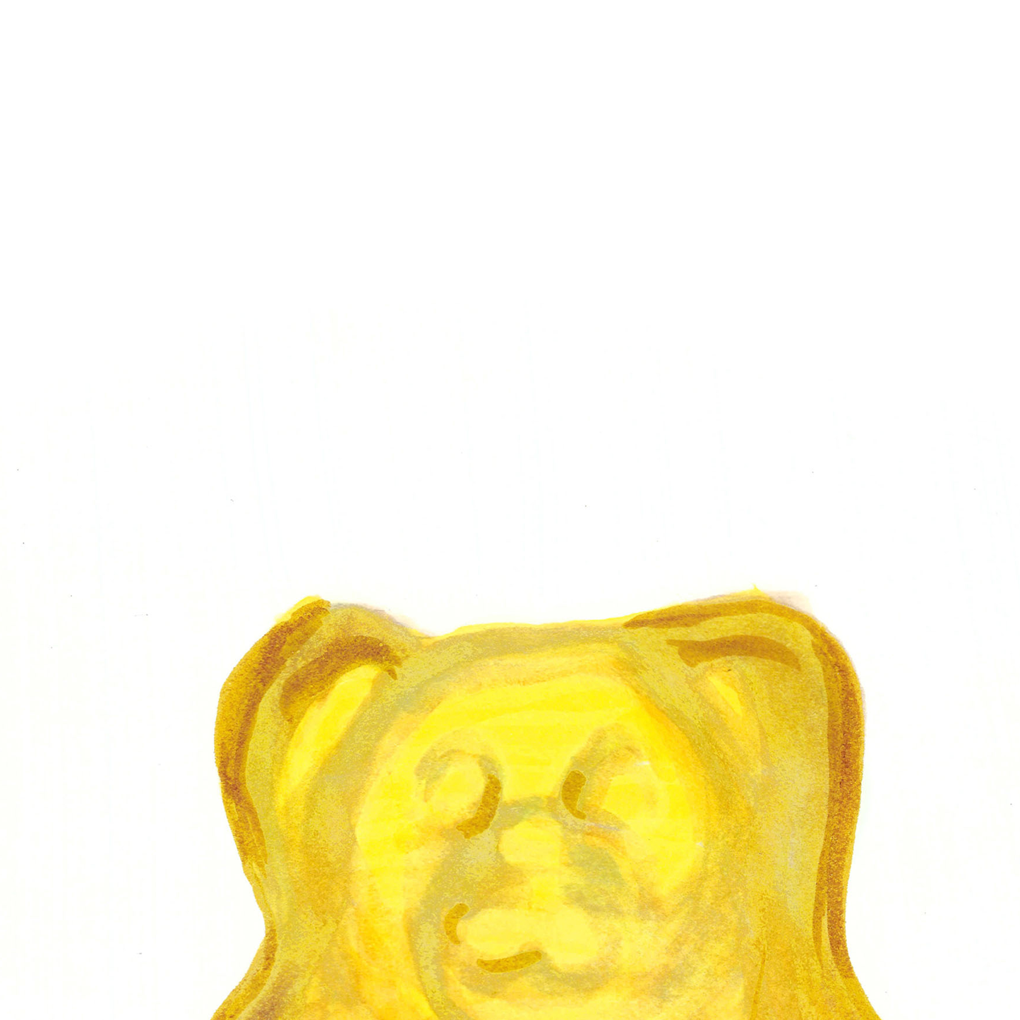 Yellow Gummy Bear Print