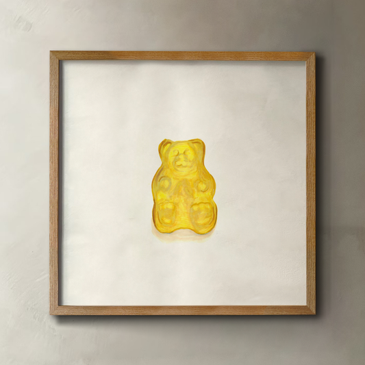Yellow Gummy Bear Print