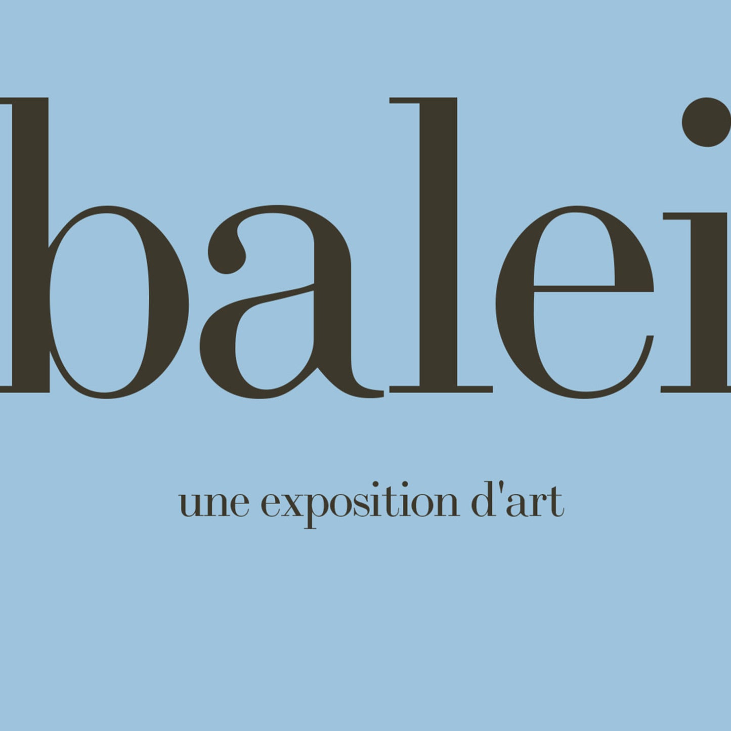 Whale Watercolor Poster | La Baleine