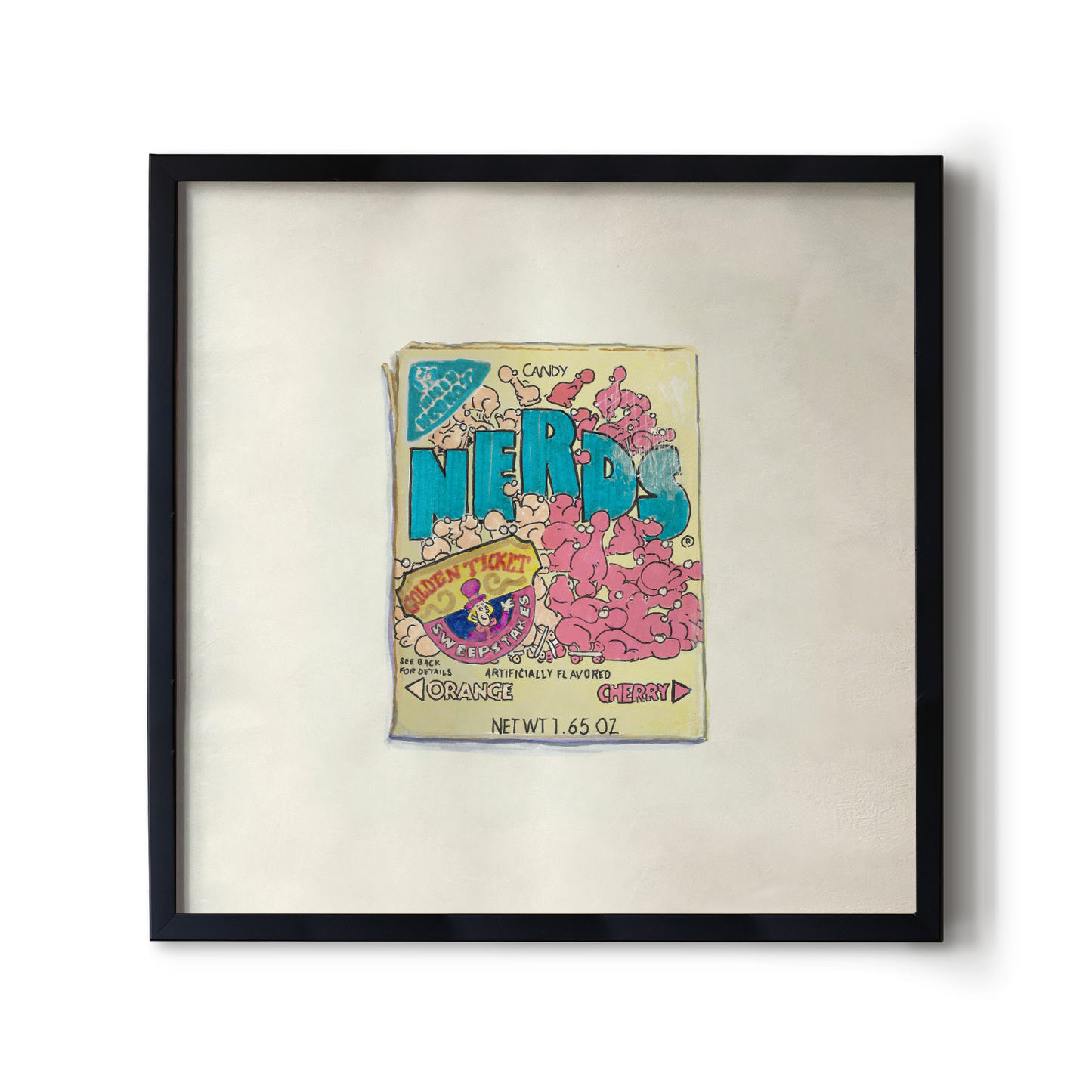 Retro Nerd Candy Print