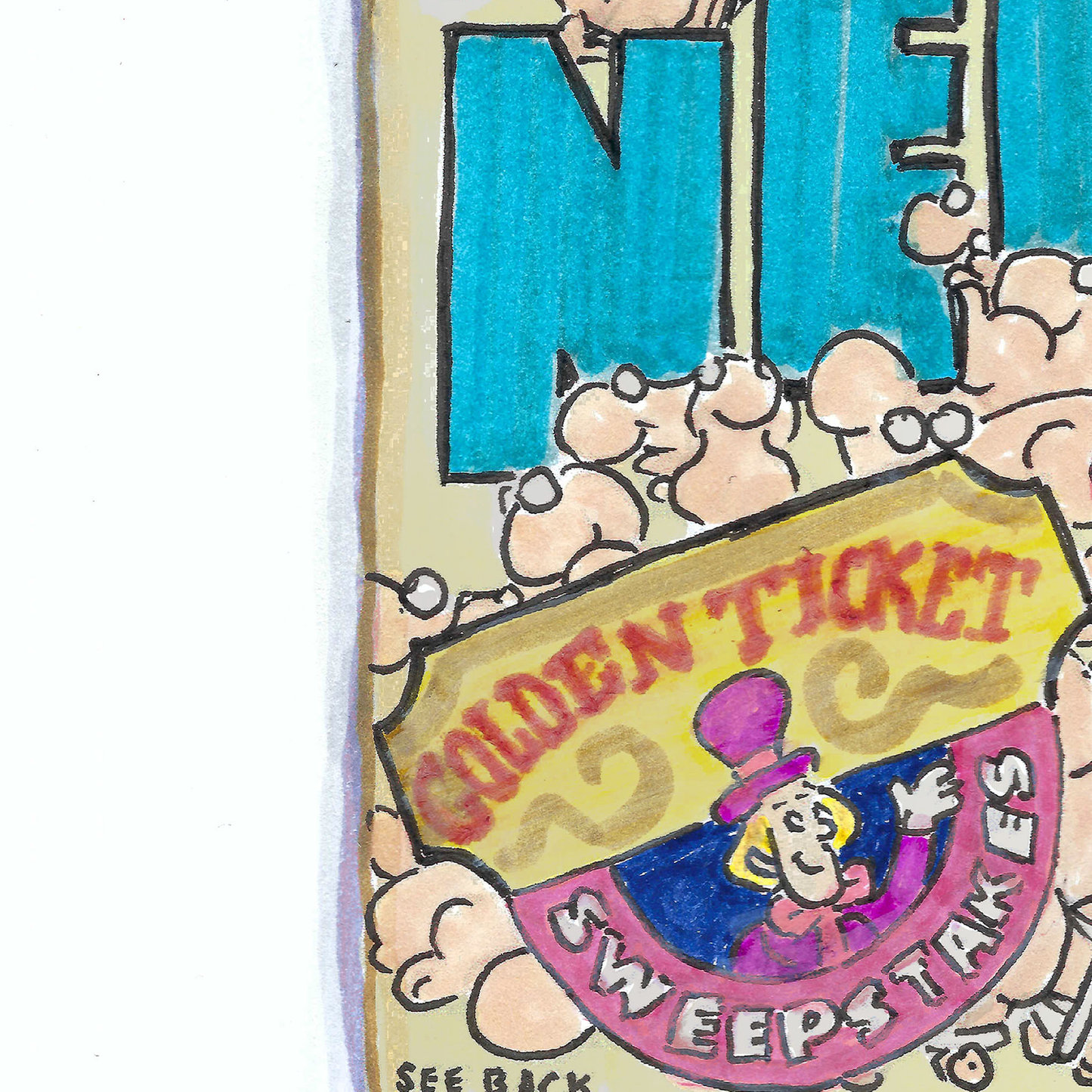 Retro Nerd Candy Print