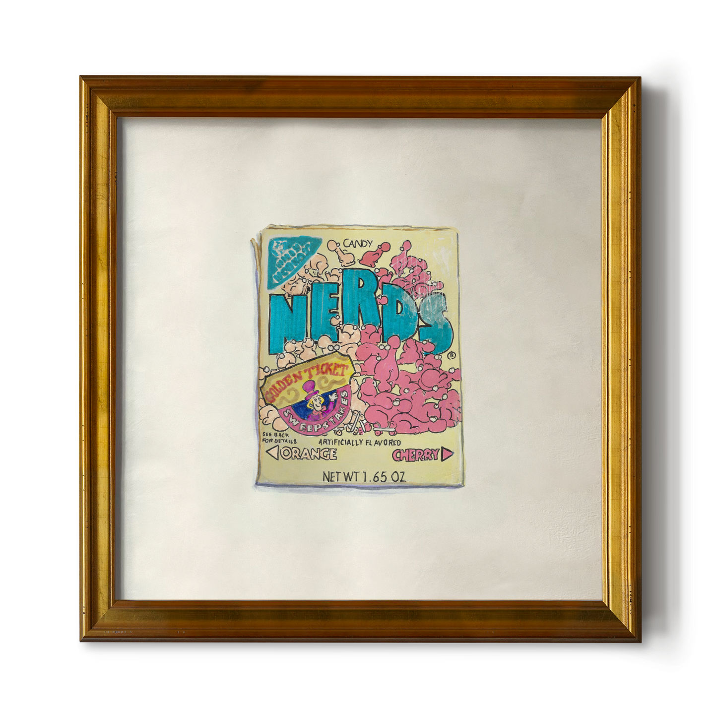 Retro Nerd Candy Print