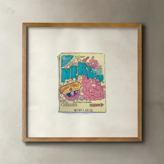 Retro Nerd Candy Print