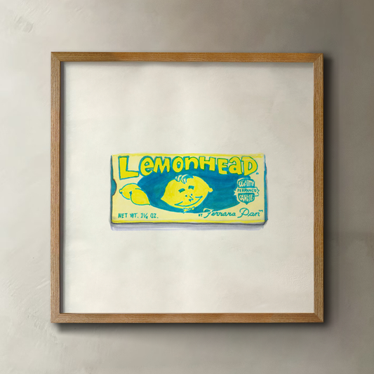 Vintage Lemon Candy Print