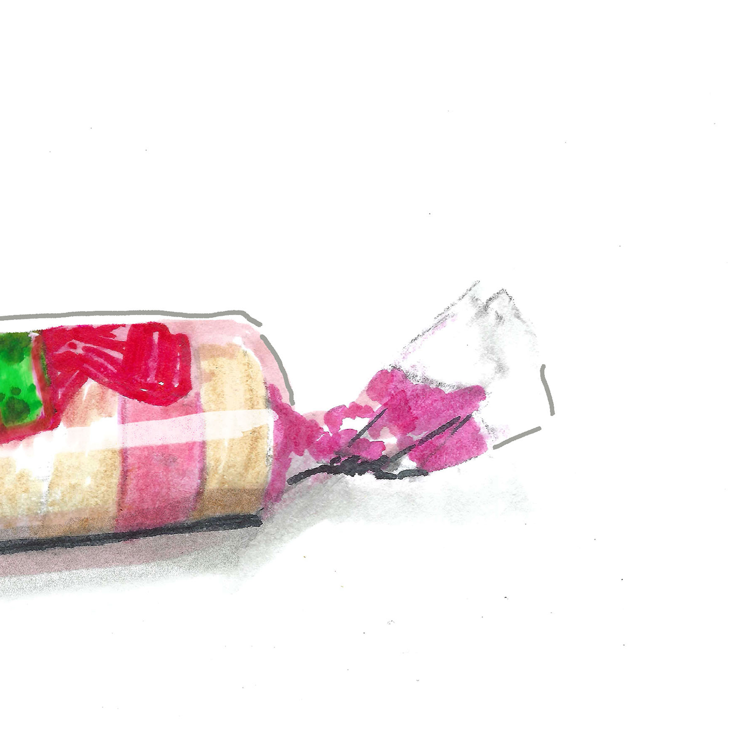Retro Chalk Candy Print