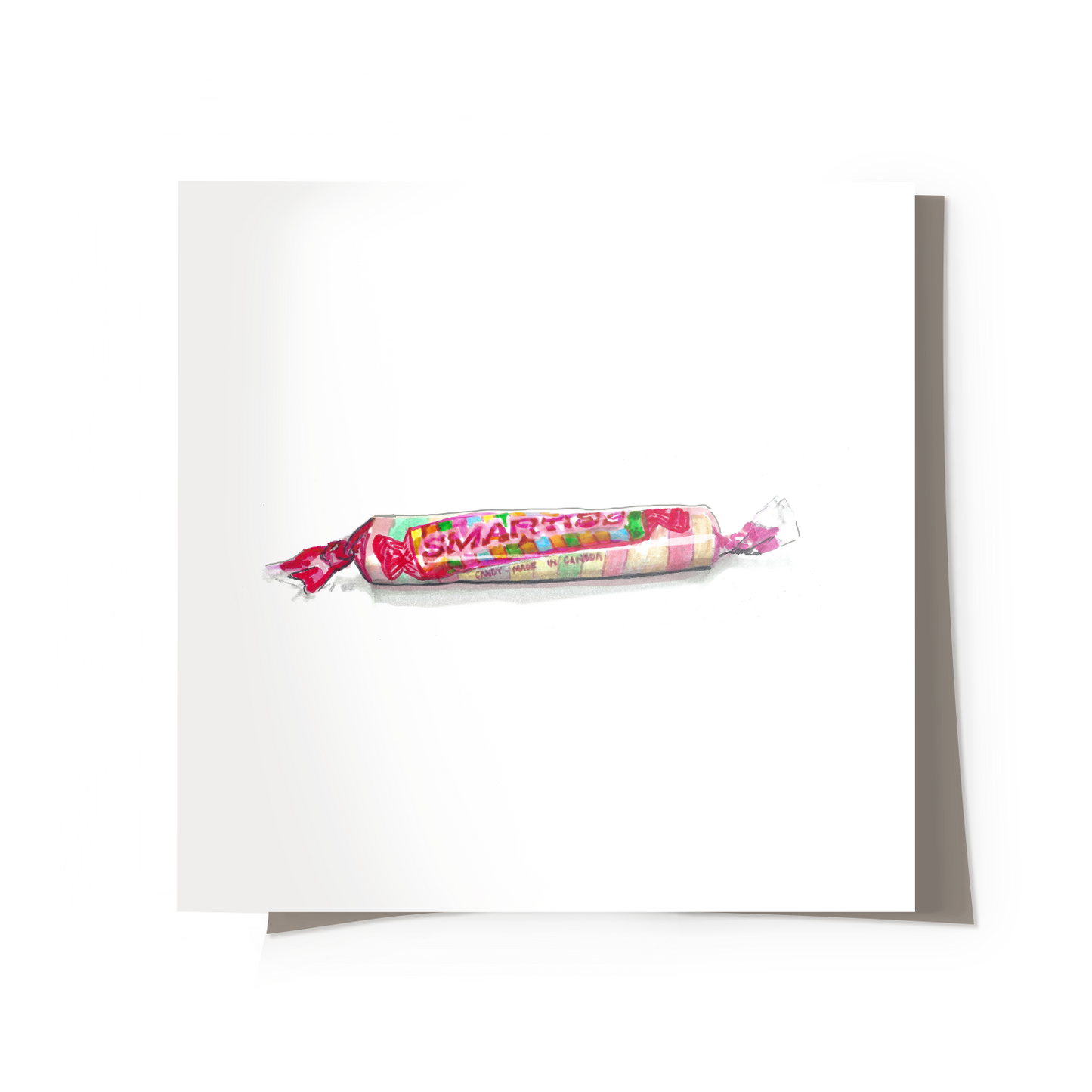 Retro Chalk Candy Print