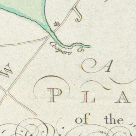 Philadelphia Map I Postcard