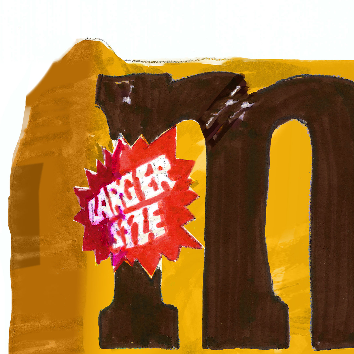 Peanut Chocolate Candies Print