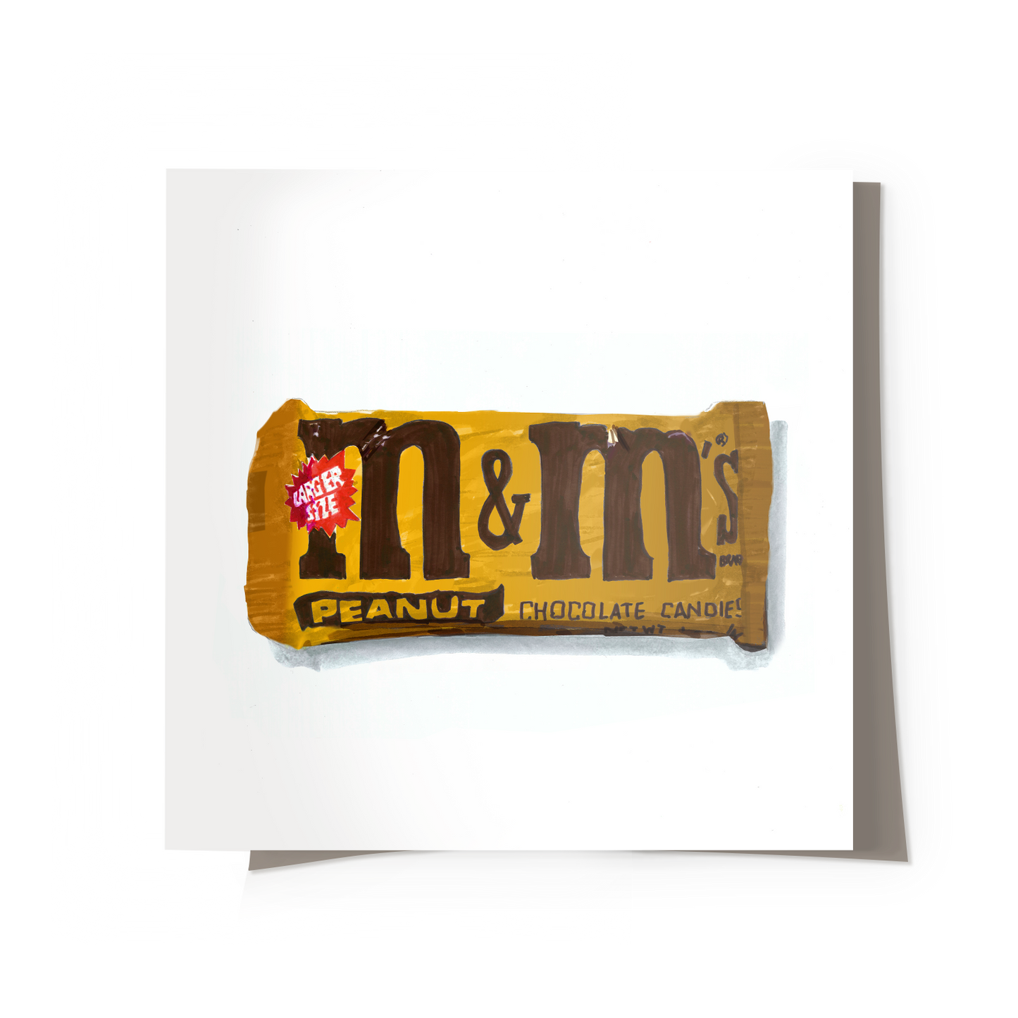 Peanut Chocolate Candies Print