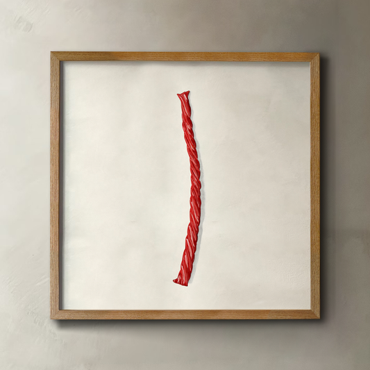 Red Licorice Candy Print