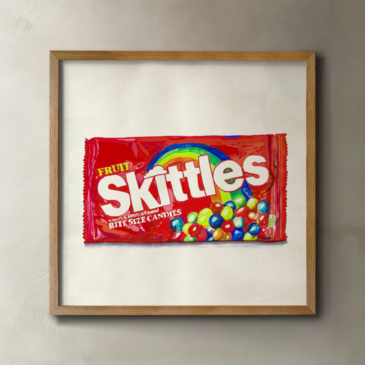Retro Rainbow Candy Print