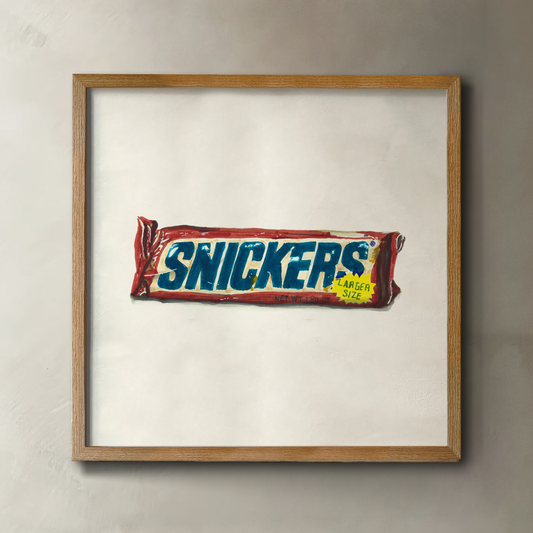 80s Candy Bar Print