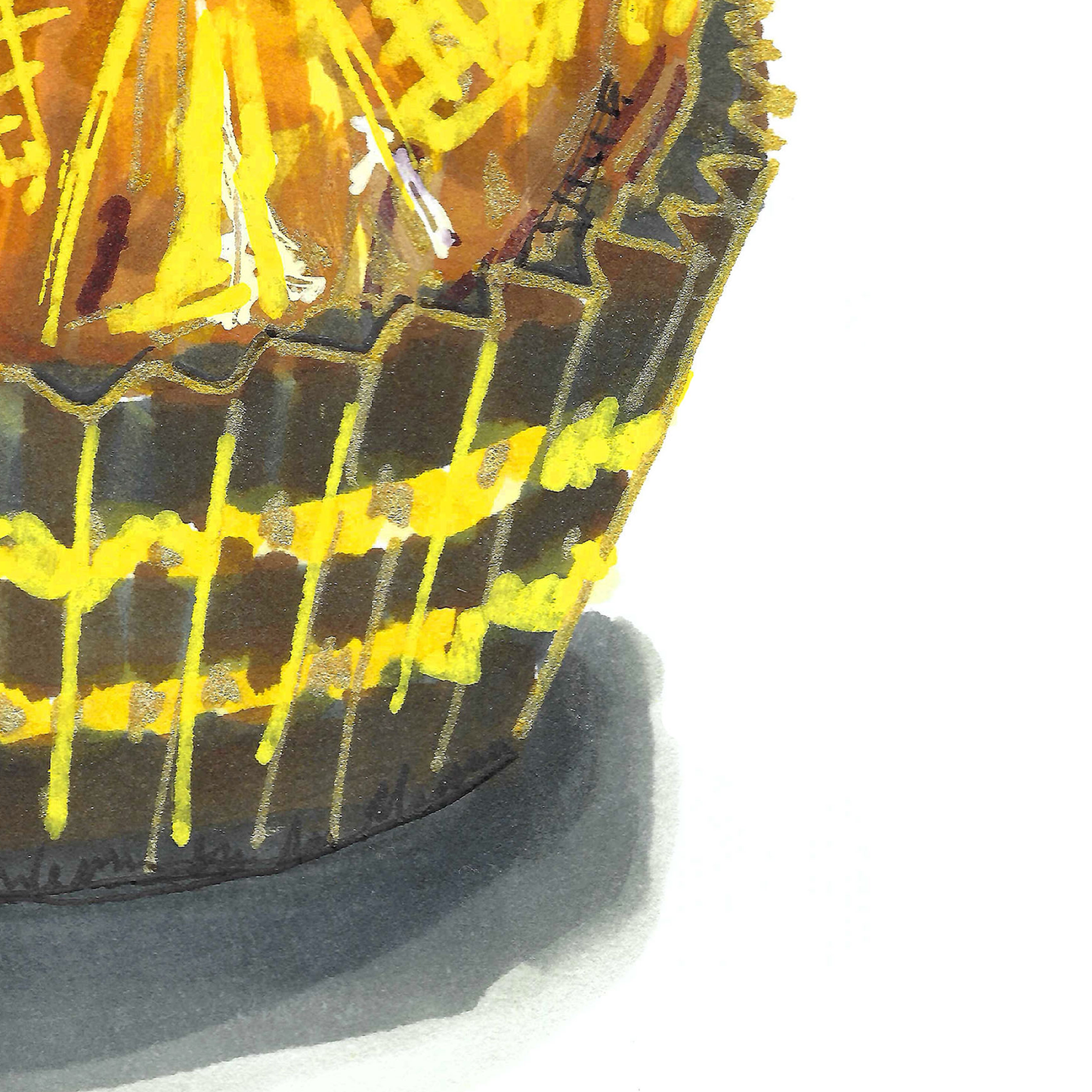 Gold Chocolate Candy Print