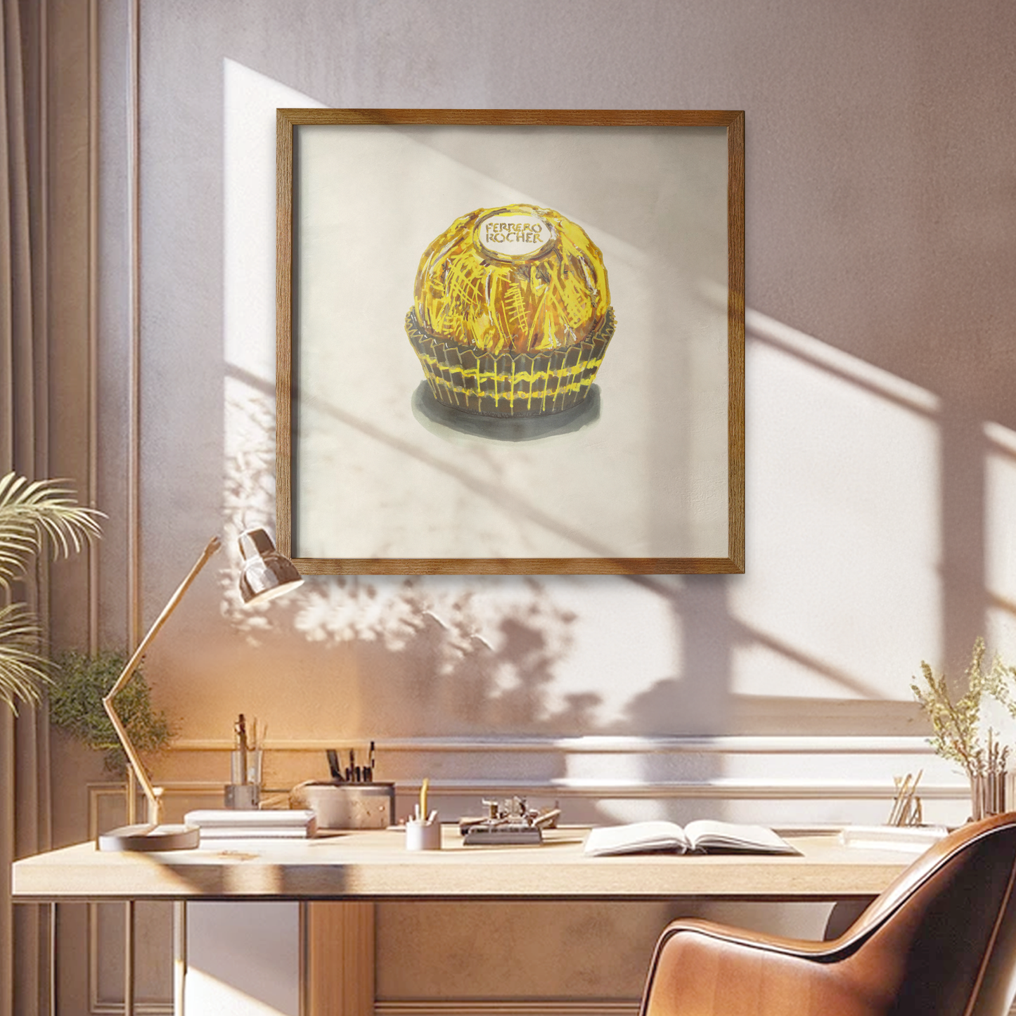Gold Chocolate Candy Print