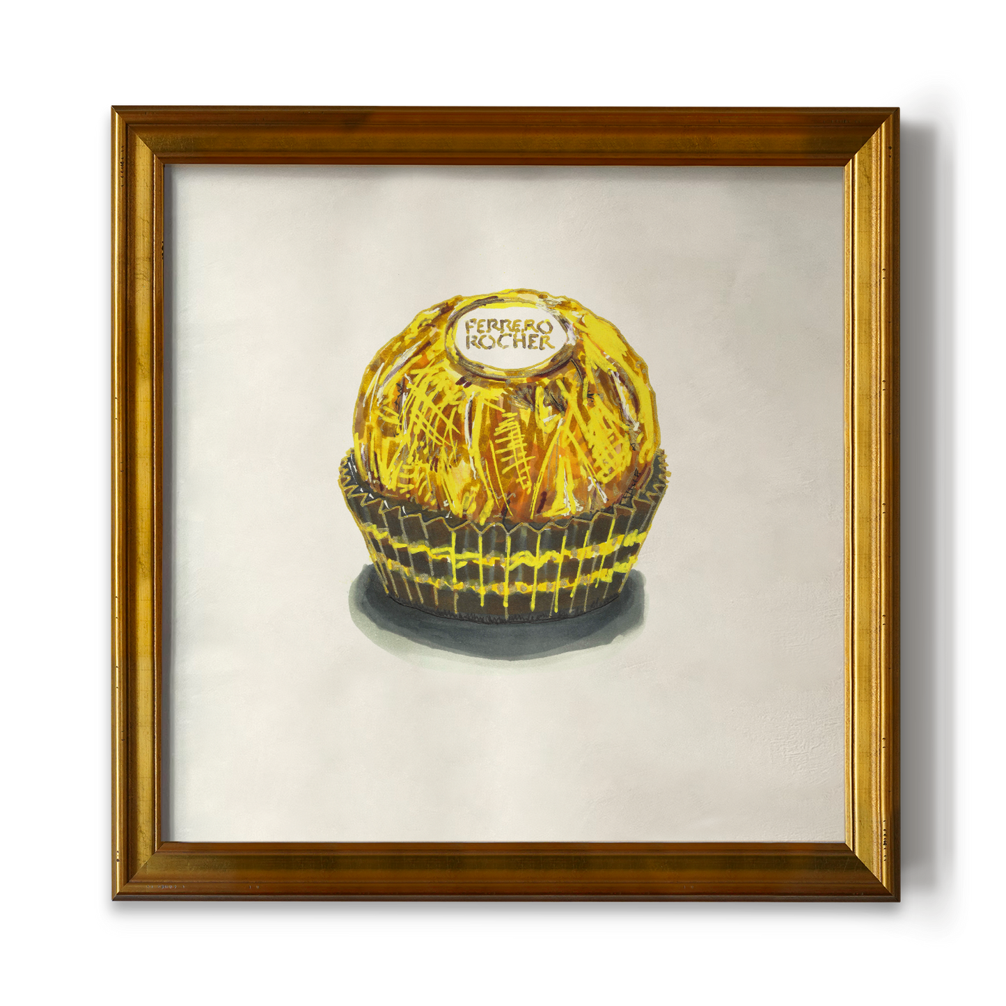 Gold Chocolate Candy Print