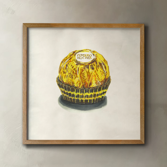 Gold Chocolate Candy Print