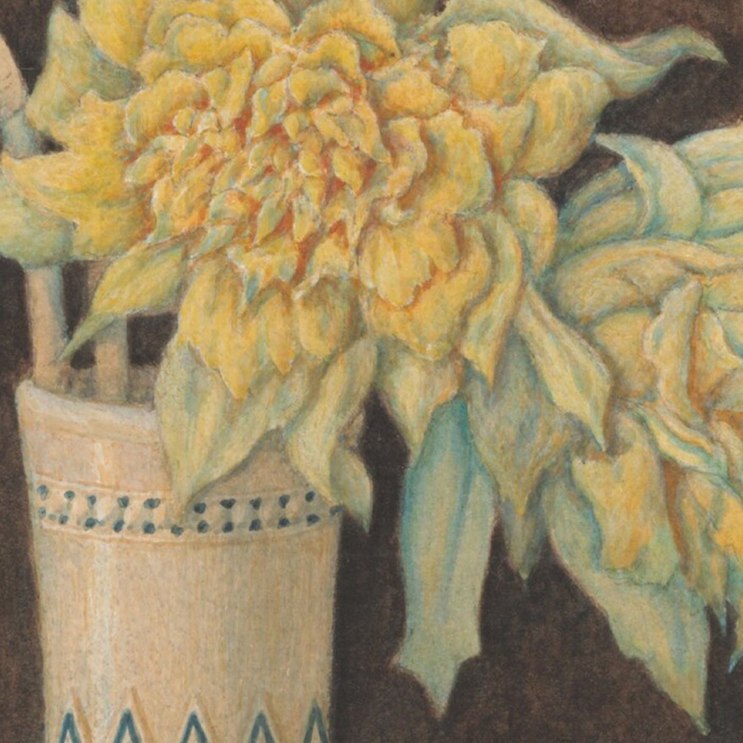 Vase of Flowers | Vintage Painting Print