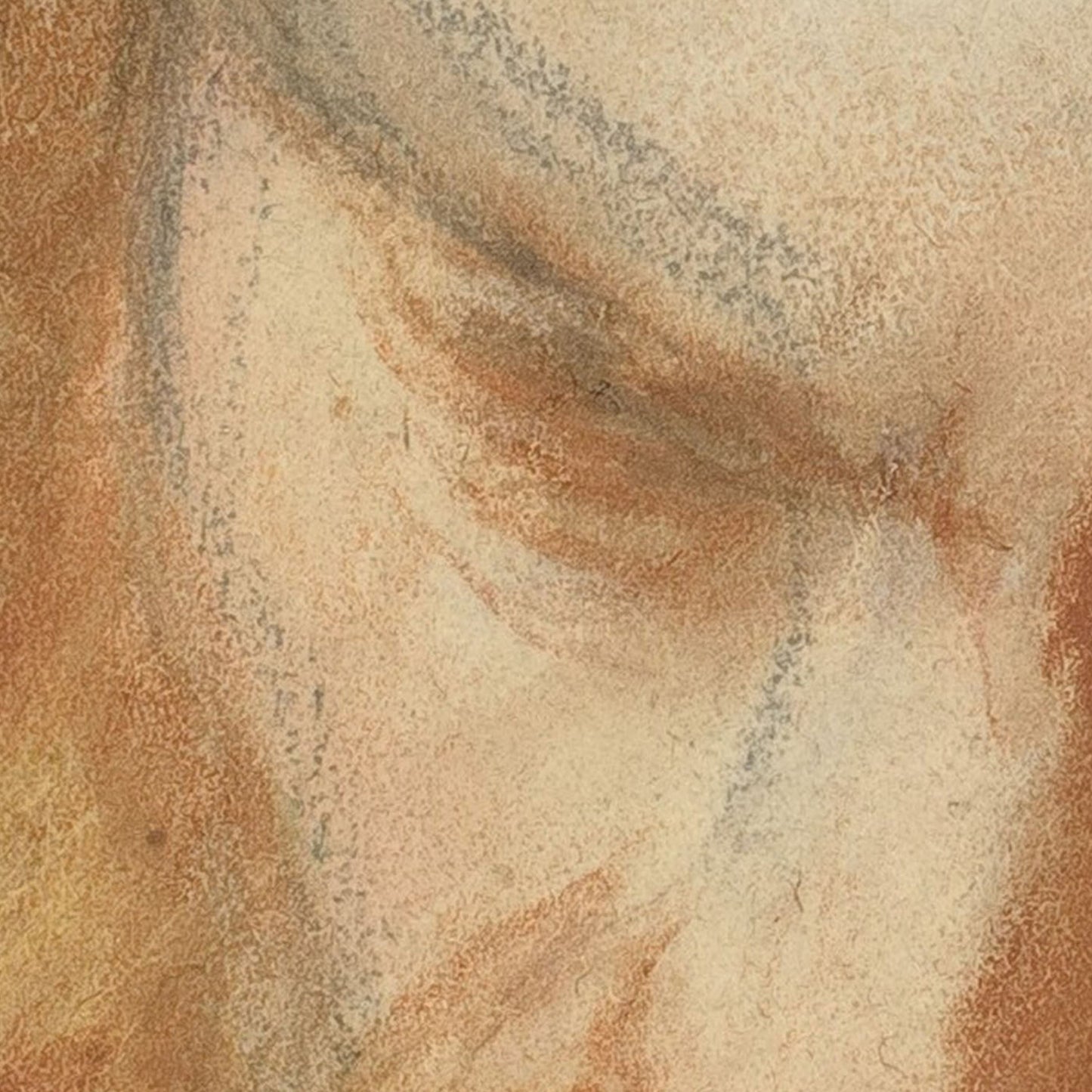 Portrait of a Red Haired Man | Vintage Sketch
