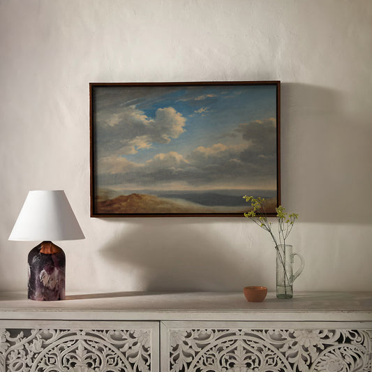 Clouds | Vintage Landscape Oil Painting Print