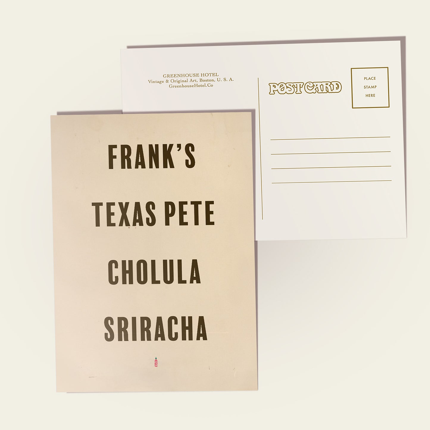Hot Sauces Postcard