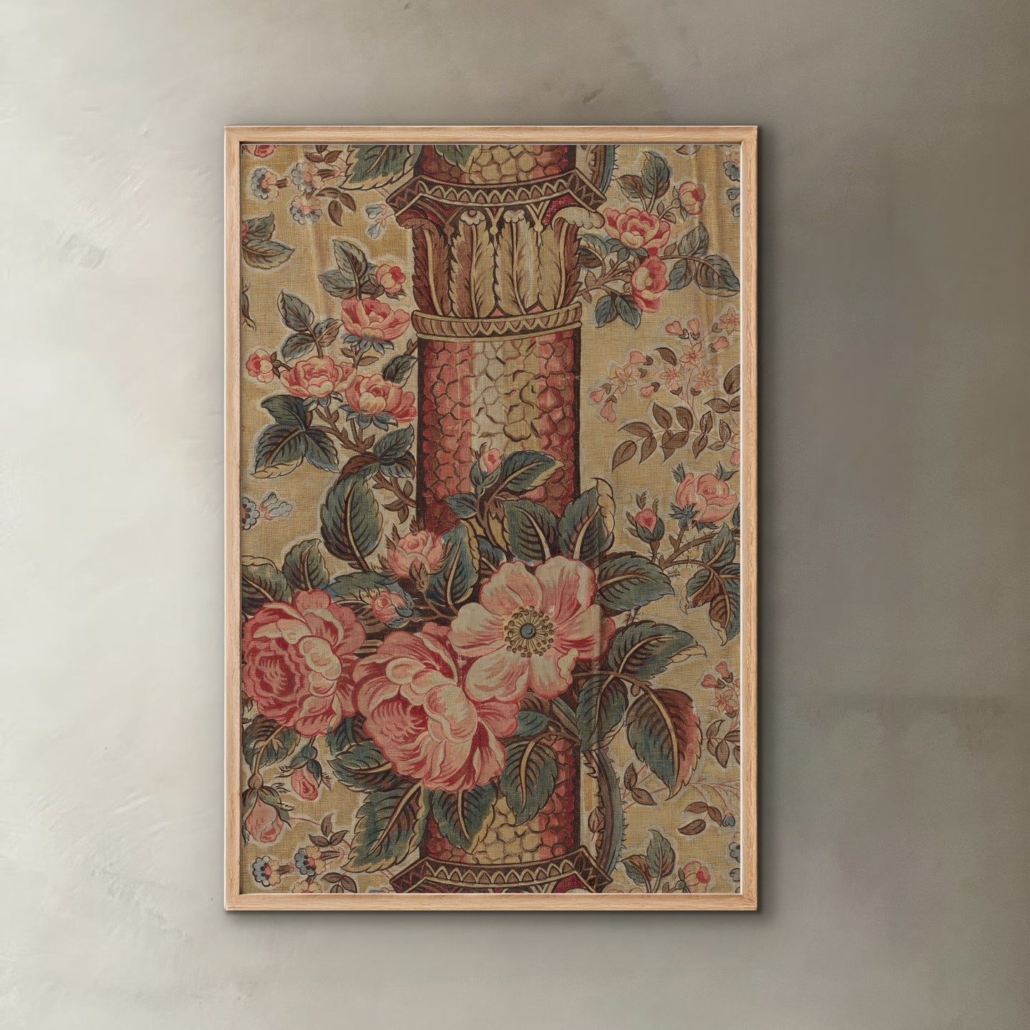 Vintage American Textile | Roses