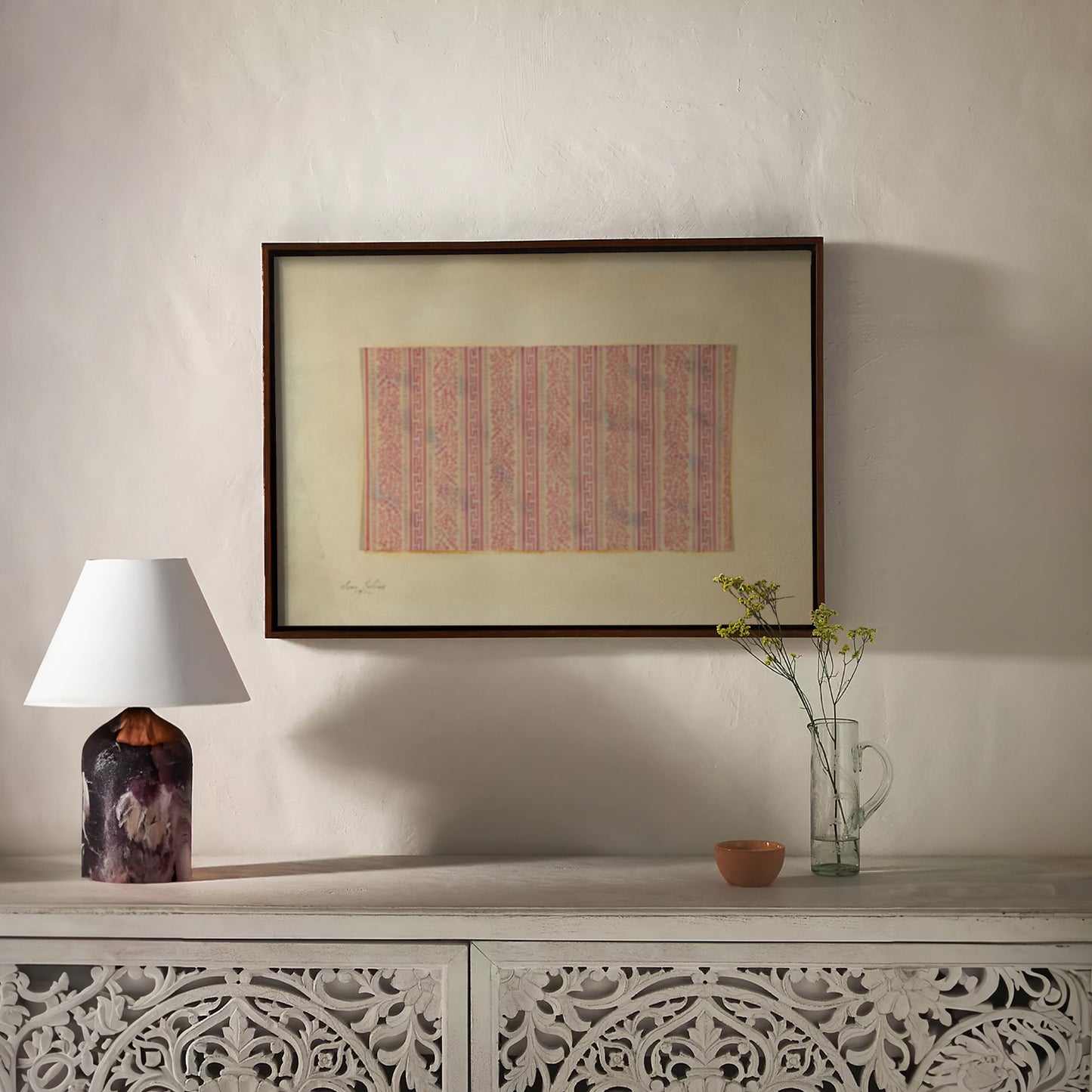 Vintage American Textile | Pink Mat