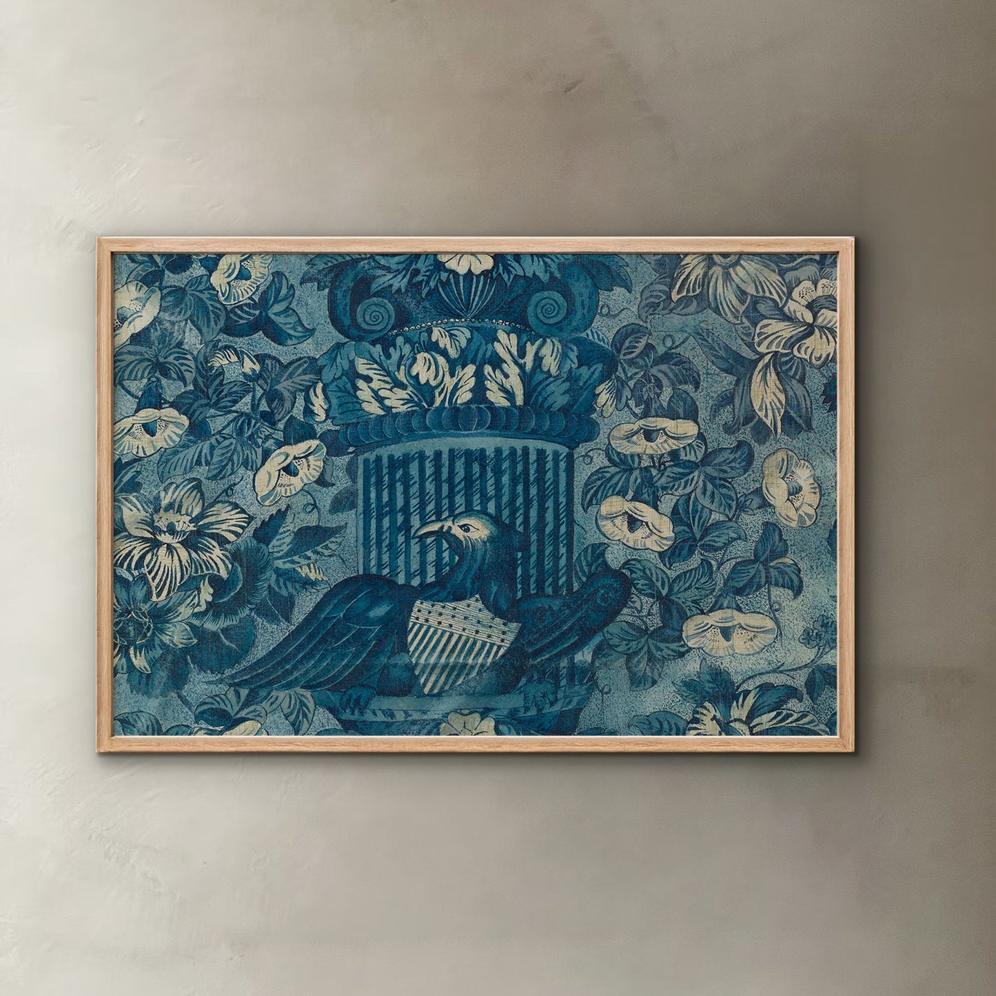 Vintage American Textile | Blue Eagle