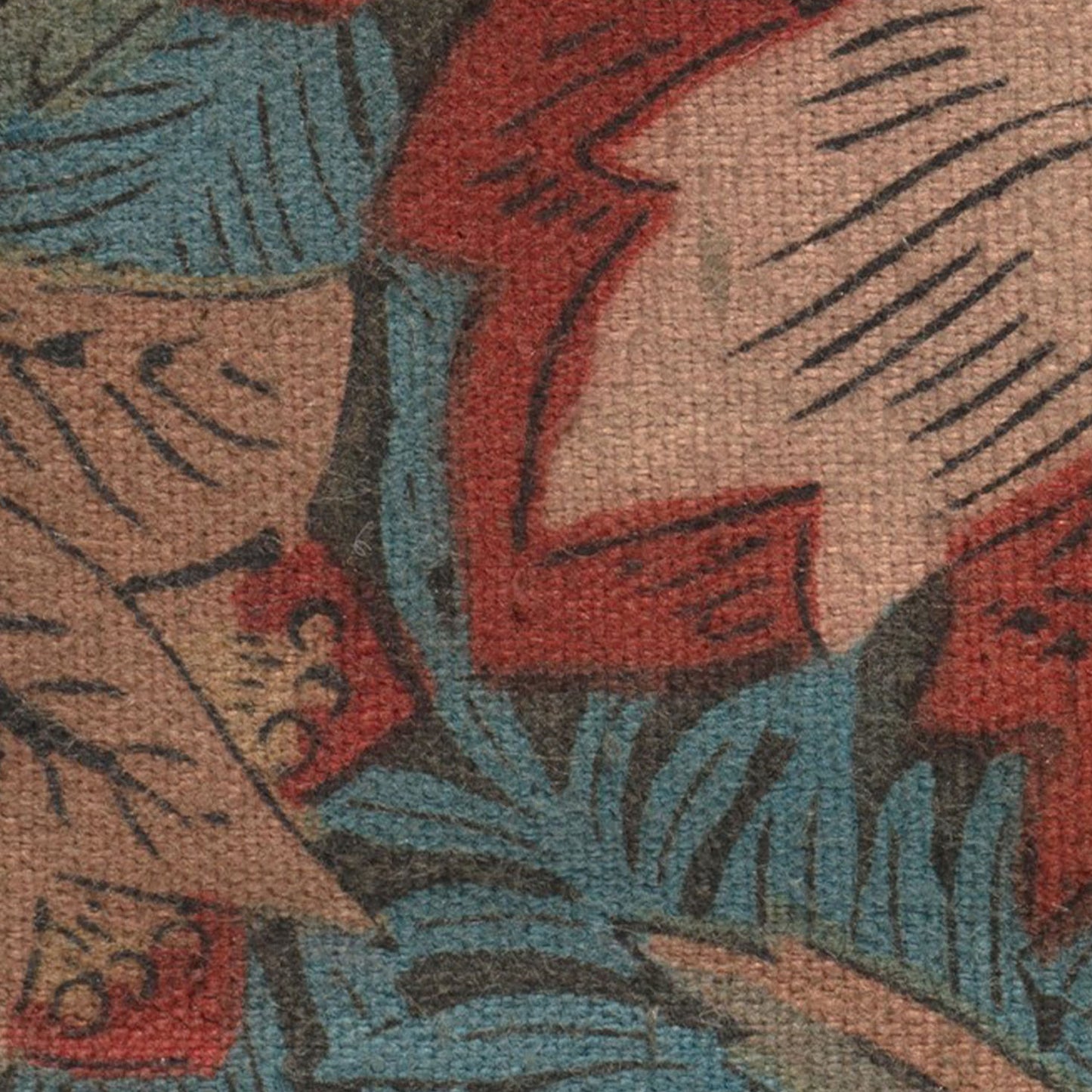 Vintage American Textile | Pink Flower