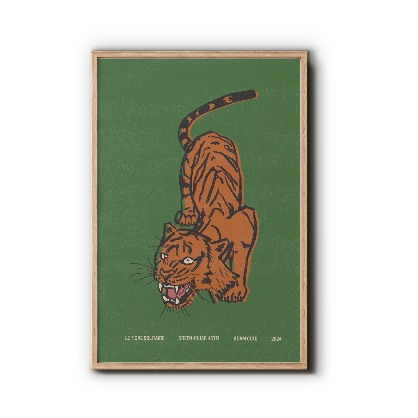Green Tiger Print