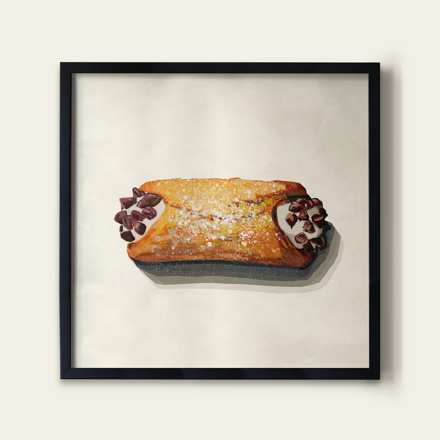 Cannoli with Powdered Sugar