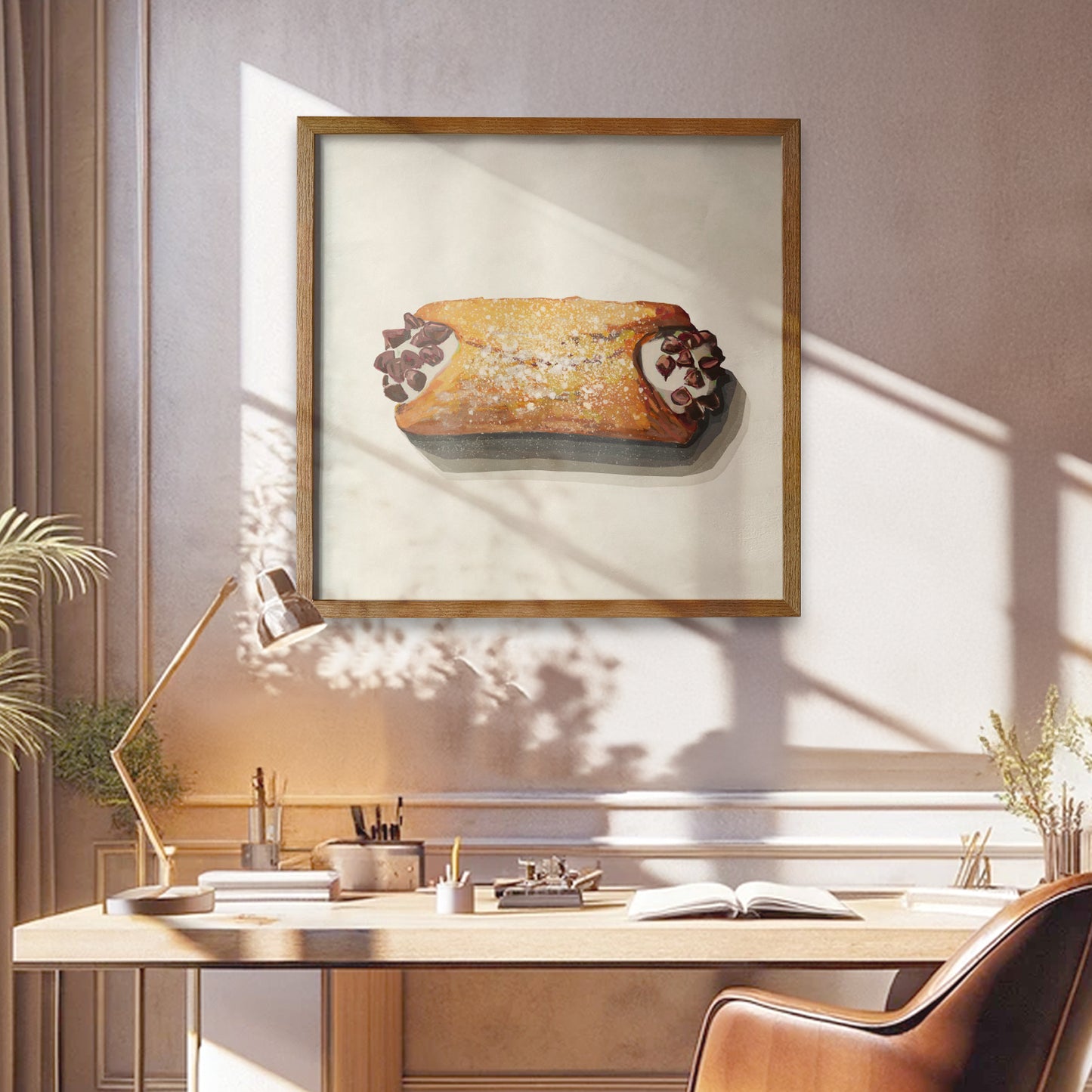 Cannoli with Powdered Sugar