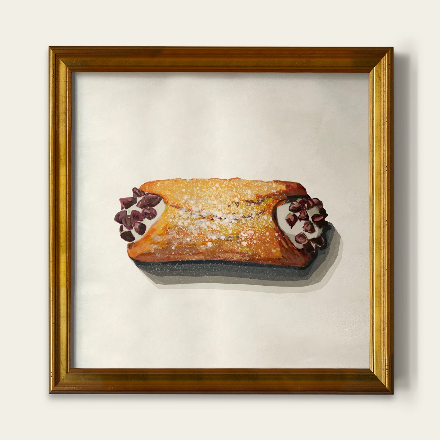Cannoli with Powdered Sugar