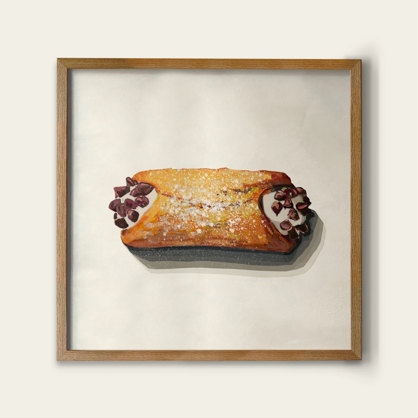 Cannoli with Powdered Sugar