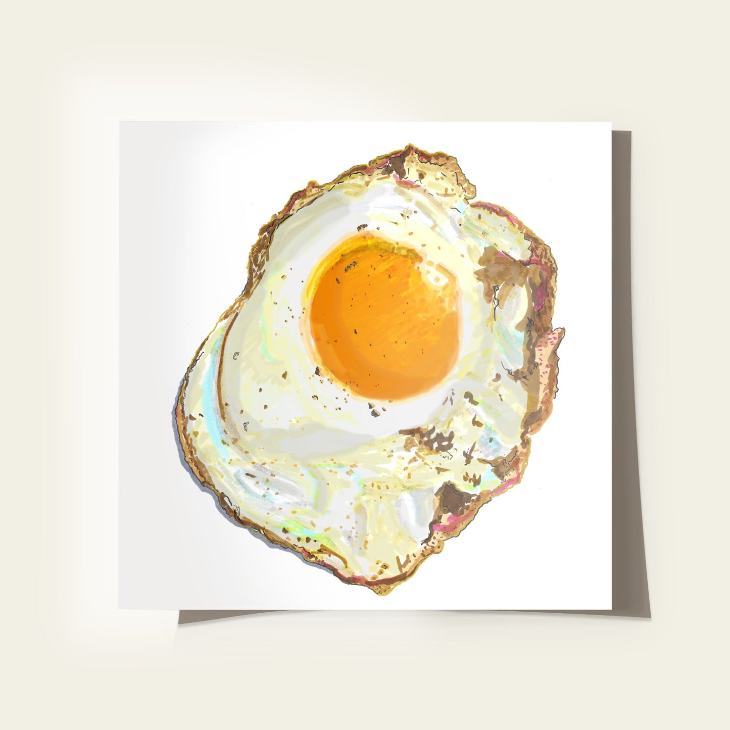 Fried Egg Print I
