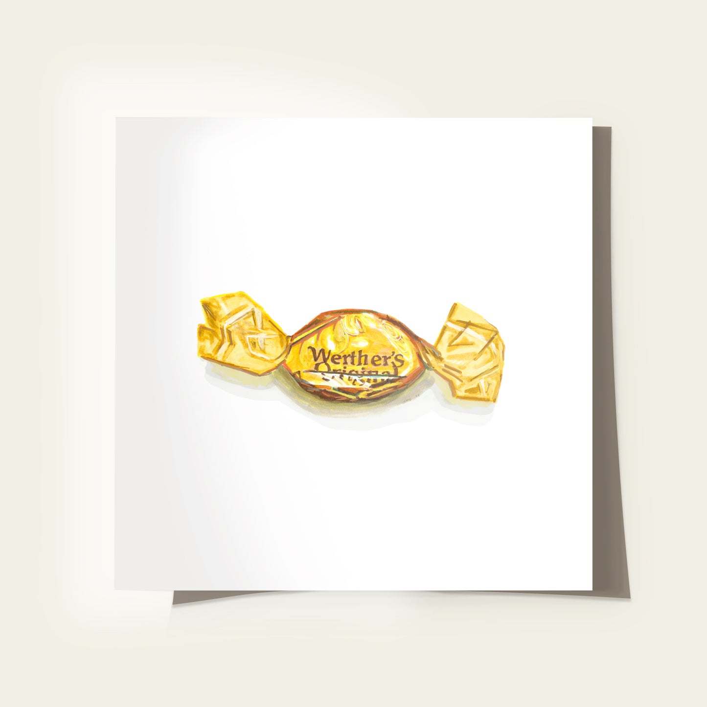 Caramel Hard Candy Print