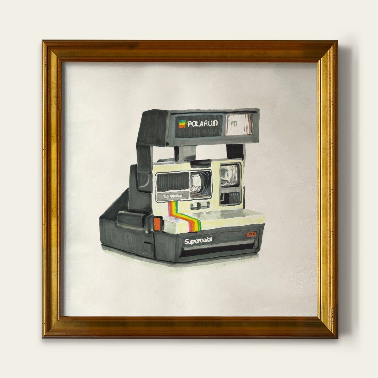 80s Instant Camera Print