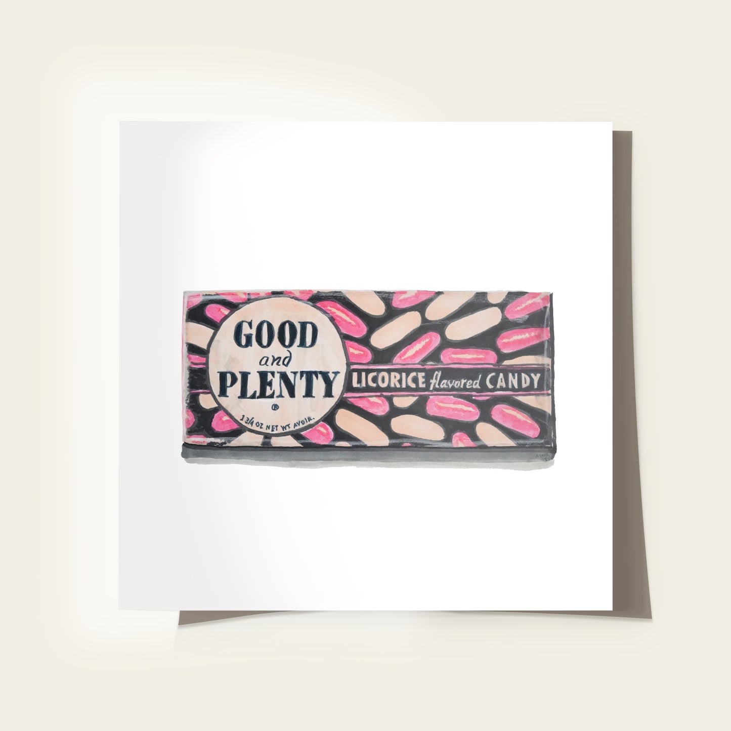 60s Licorice Box Print