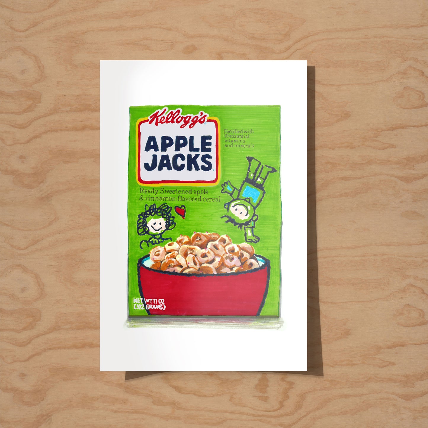 Apple Cereal Print
