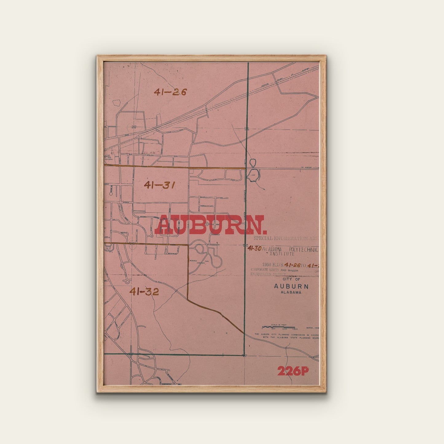 Auburn Map II
