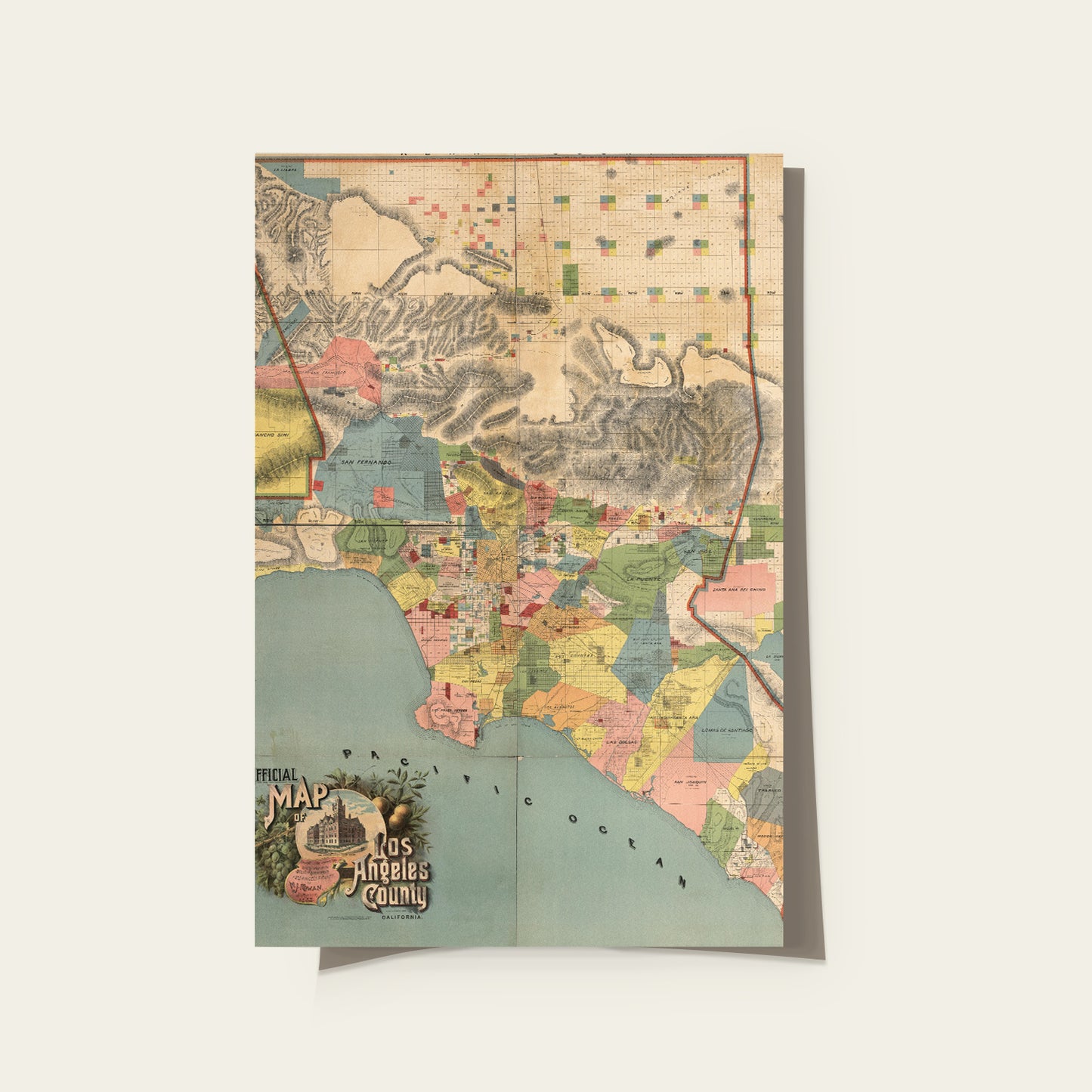 Los Angeles County Map