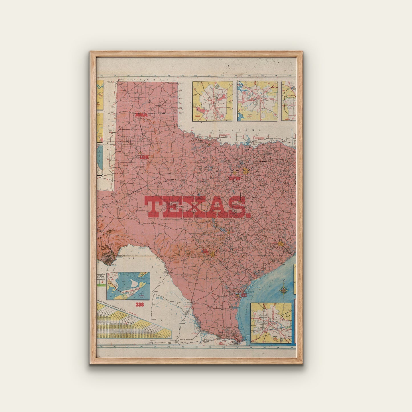 Texas State Map I