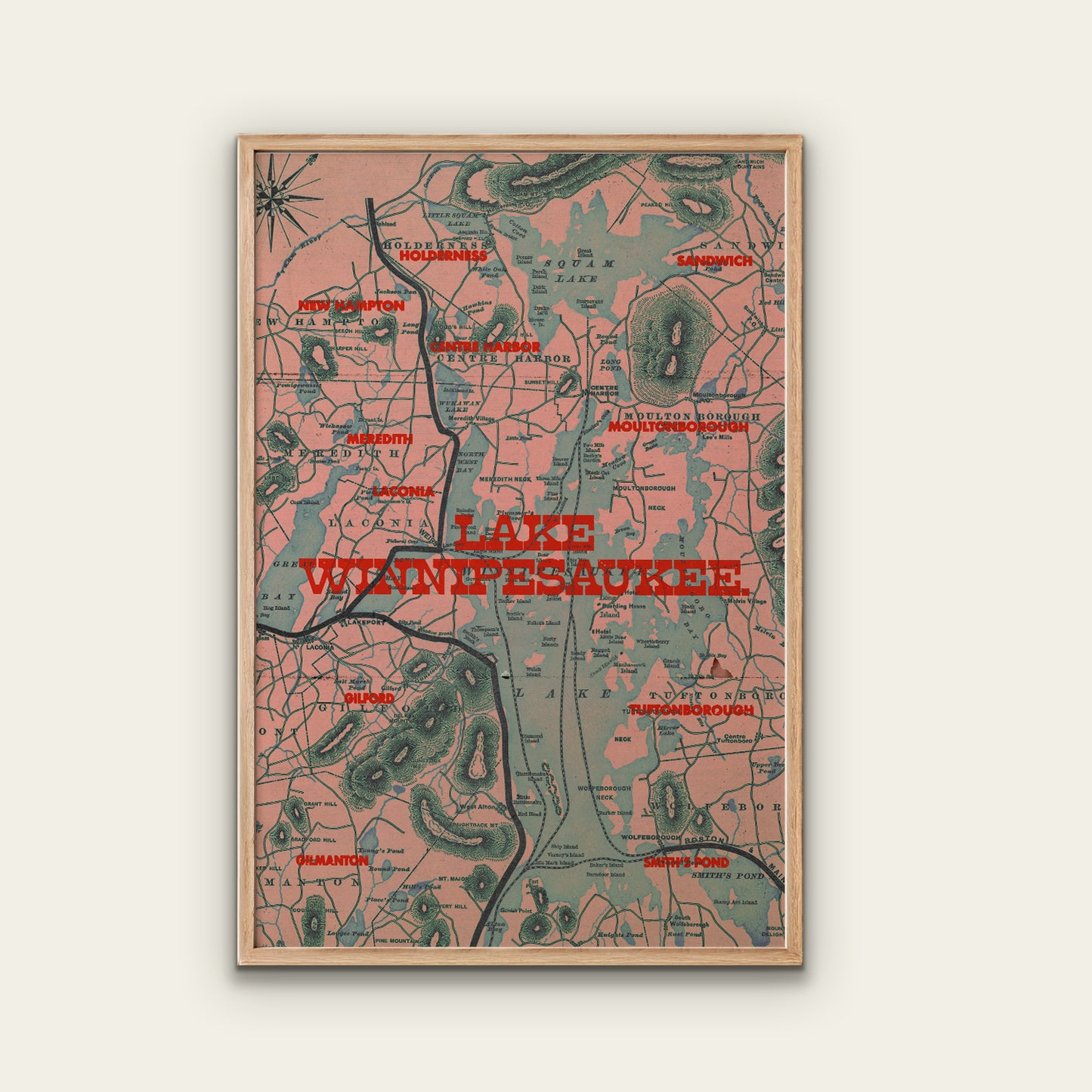Lake Winnipesaukee Map