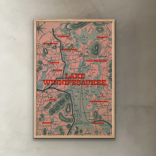 Lake Winnipesaukee Map