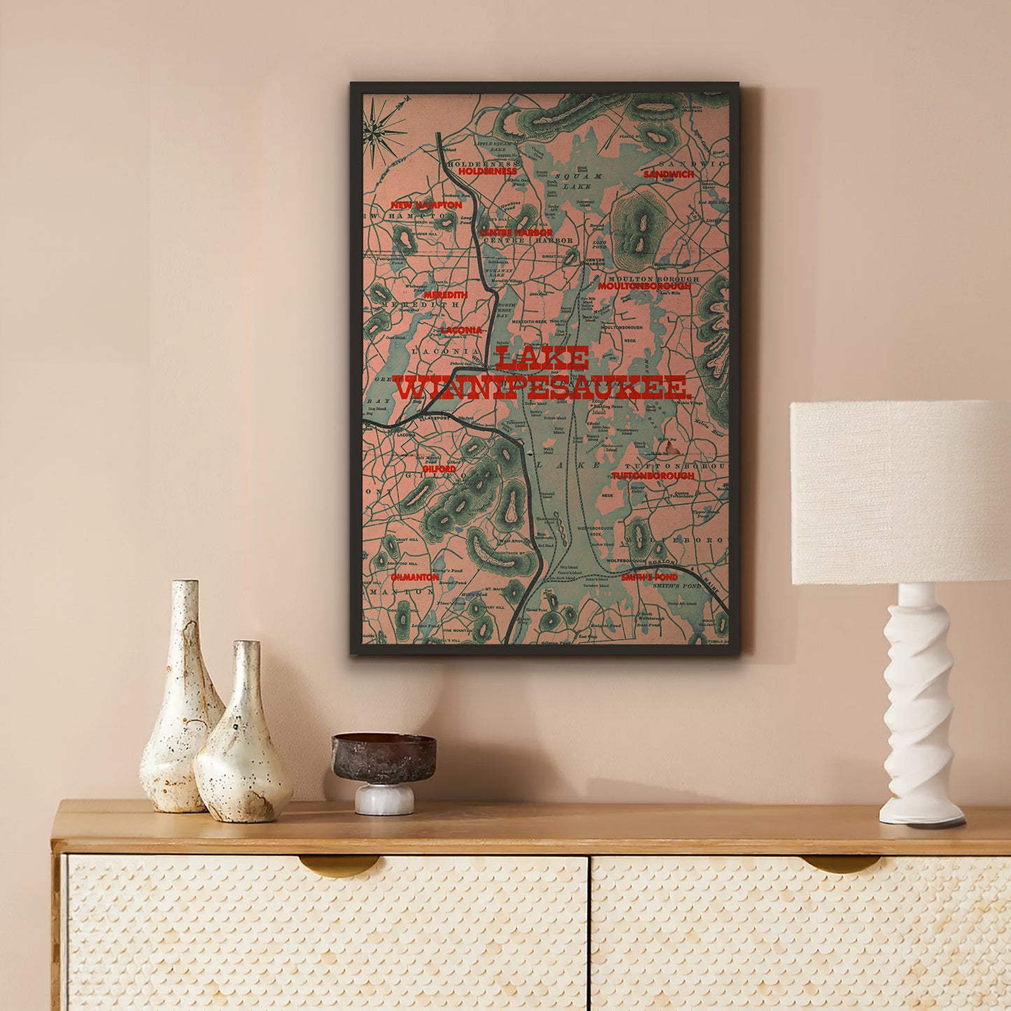 Lake Winnipesaukee Map