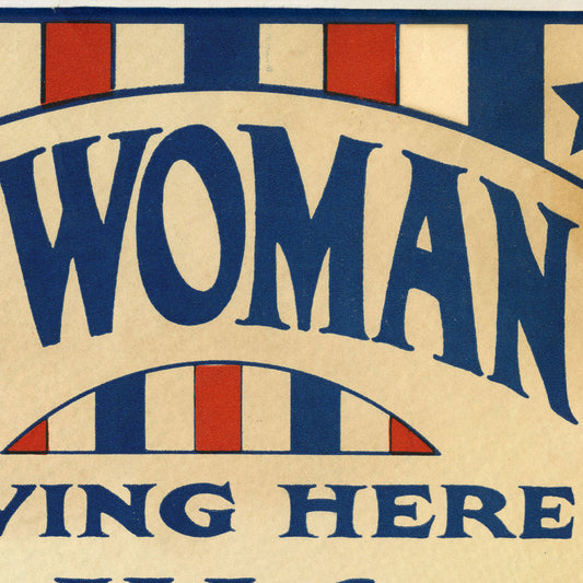 A Woman Has Registered To Vote Print