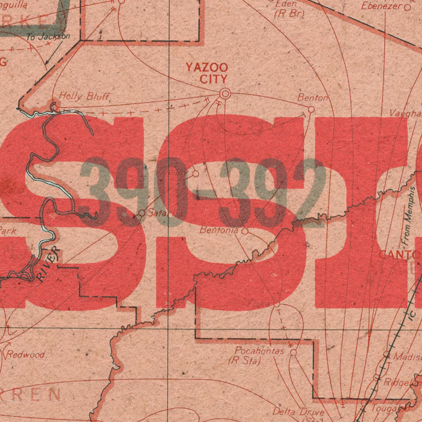 Mississippi State Map